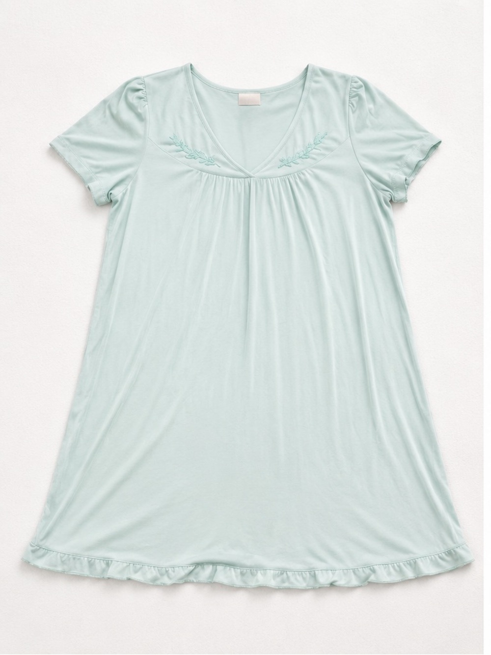 Fundamentals Blue Satin Chemise Nightgown Women’s XL